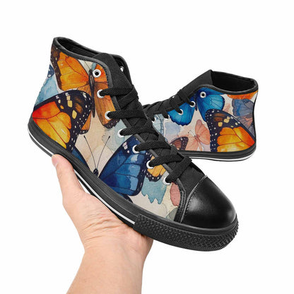 MEN'S Butterfly Wing High Top Canvas Aesthetic Shoes