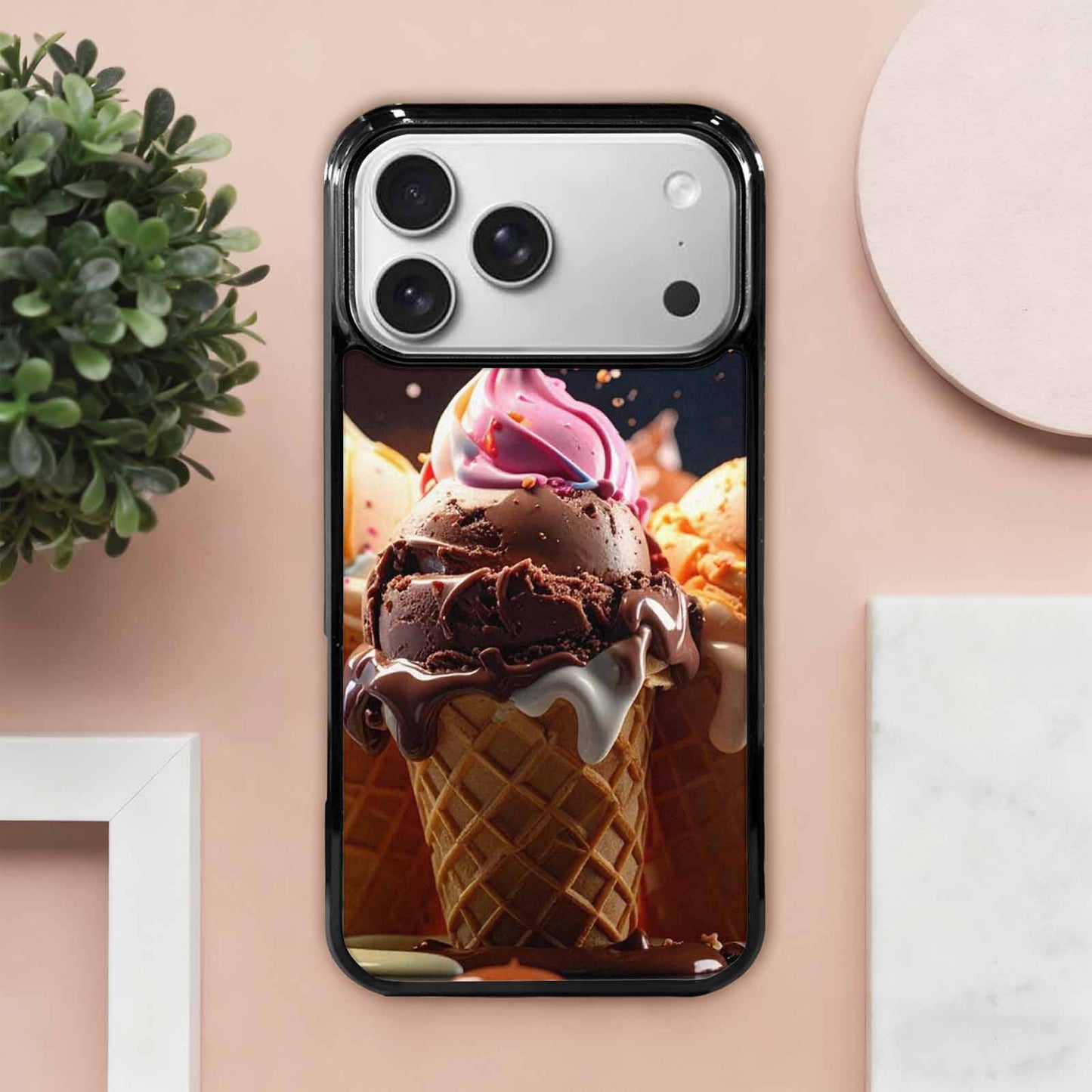 iPhone 17 Pro Max Case — Extreme Close Up Shot Original Art, Personalized Phone Case