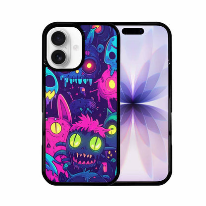iPhone 17 Case — Mixed Toxic Glow Creature Cartoon Cute, Personalized Phone Case