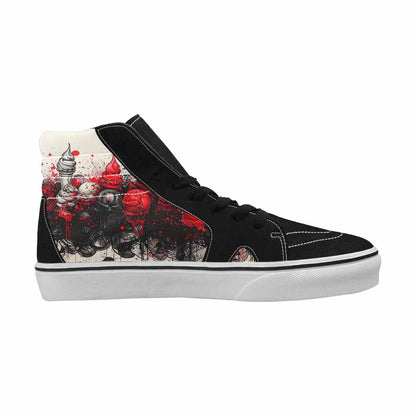 MEN'S Ice Cream Motif High Top Canvas Dreamlike Custom Shoes