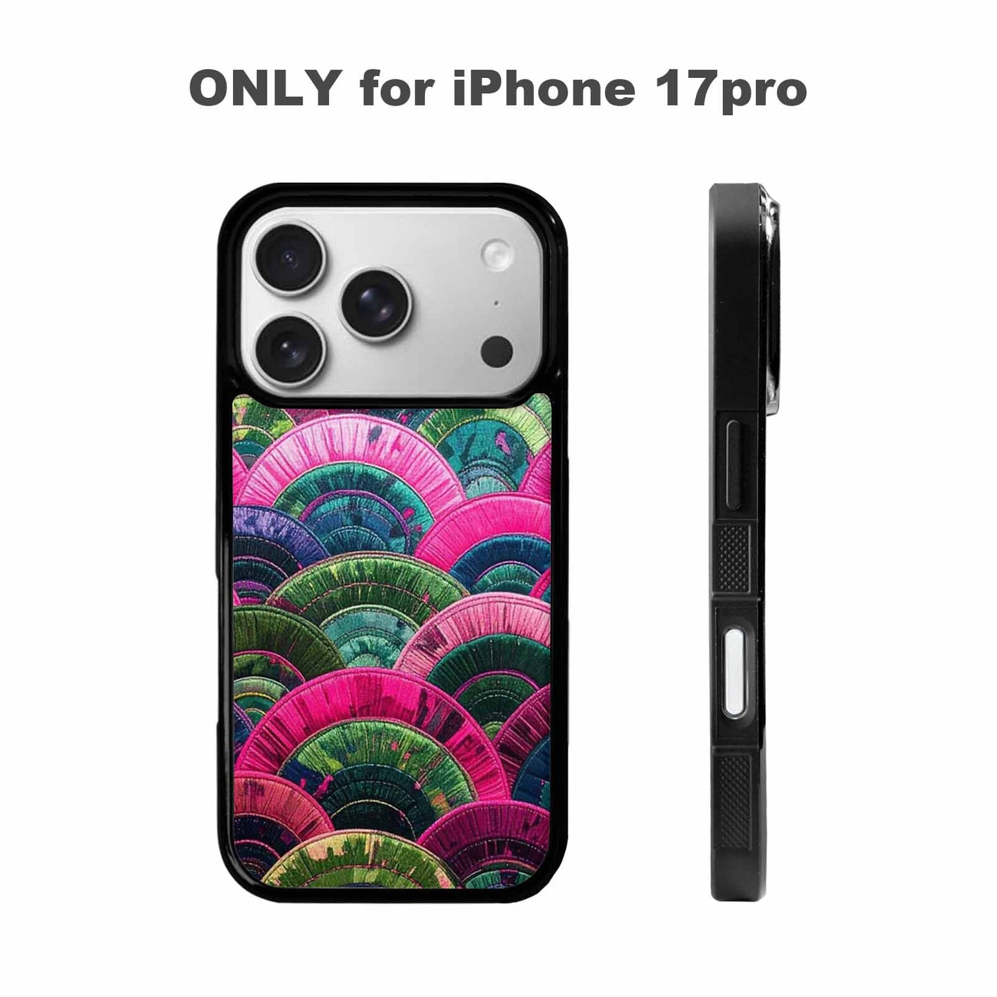 iPhone 17 Pro Case — Vivid Camo Polysexual Pride Camo, Custom Printed Phone Case