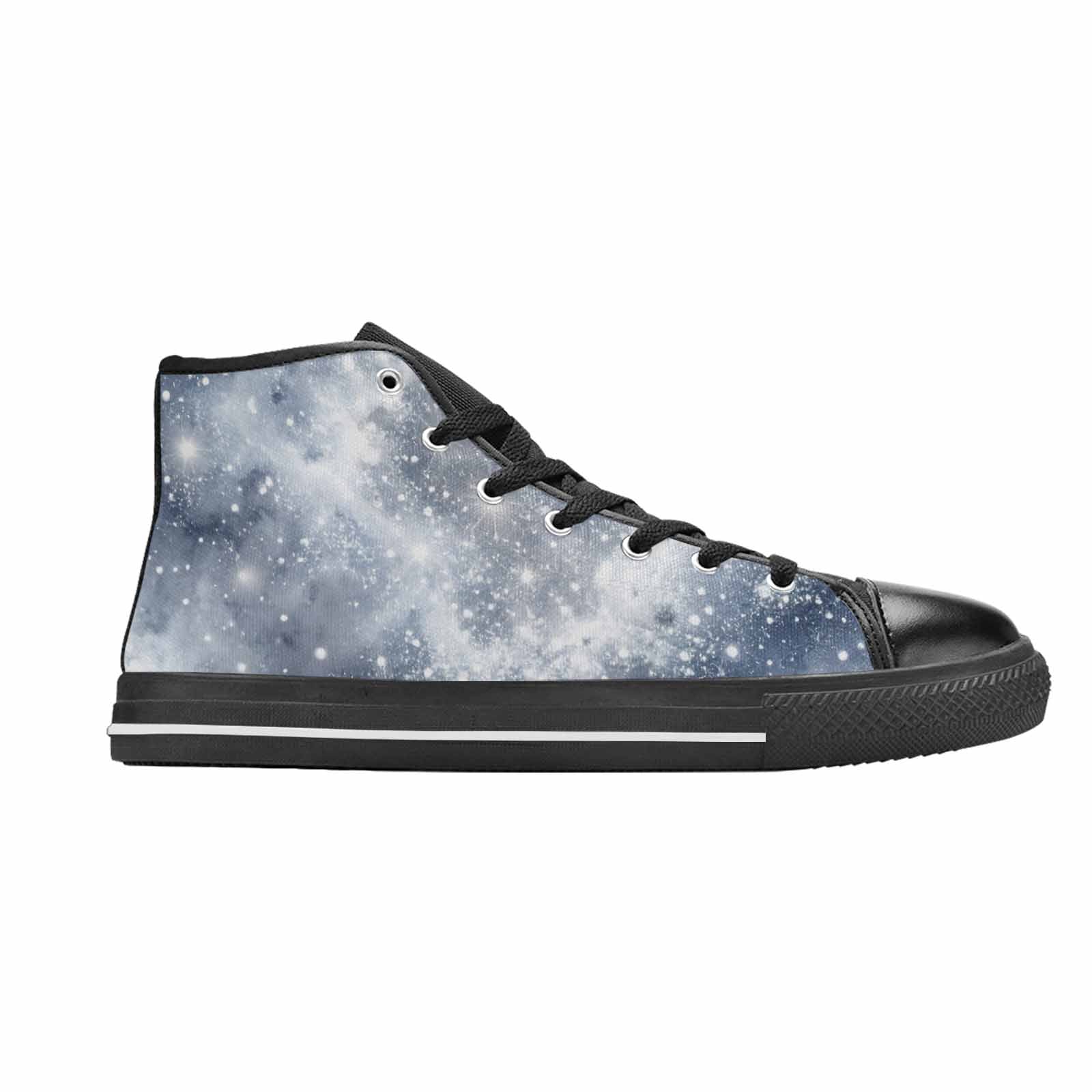 MEN'S Galaxy Art - High Top Canvas Grunge Custom Shoes