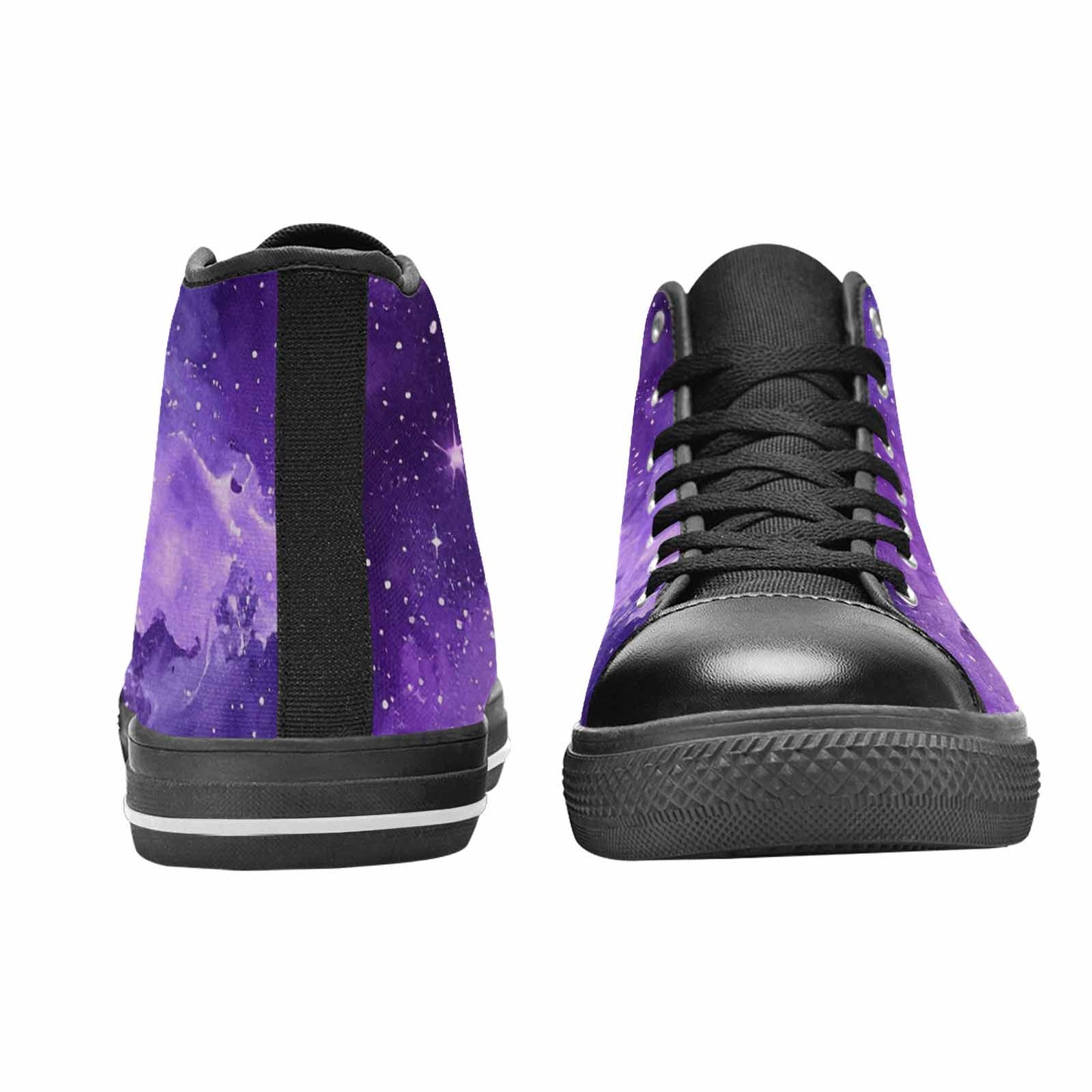 MEN'S Galaxy Art - High Top Canvas Dark Academia Sneakers