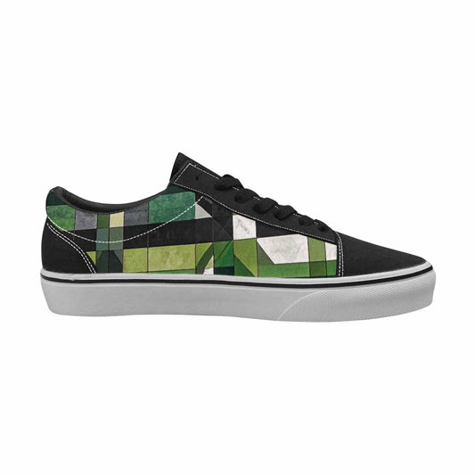 MEN'S Aromantic Flag Color Canvas Lace-Up Dark Academia Sneakers
