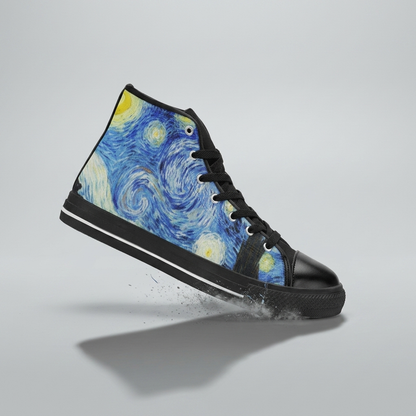 MEN'S Starry Night Custom Sneakers (II) | Freaky Shoes®