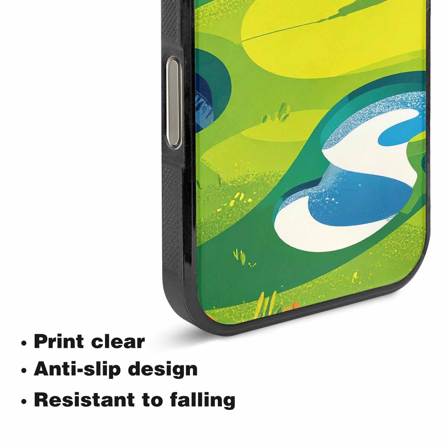 iPhone 16 Pro Case — Golf Cartoon Art Pattern, Custom Phone Case