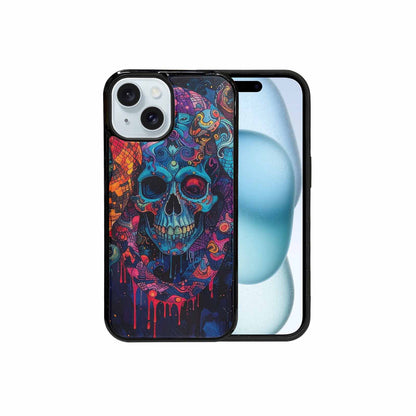 iPhone 15 Case — Snakes And Skulls Collage Custom, Customized Protective Case