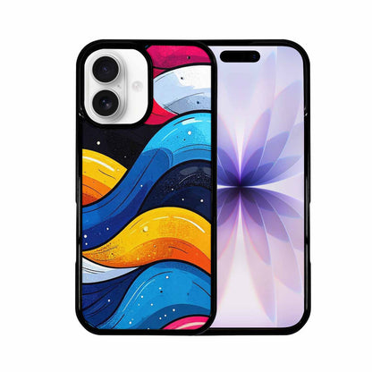 iPhone 17 Case — Glossy Winter Wave Cartoon Cute, Custom Print Case Cover