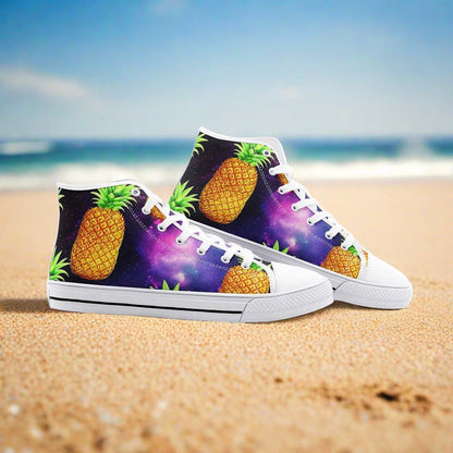 Peacock Silver Blue Wearable Bold Art - Freaky Shoes | Custom Art Sneakers