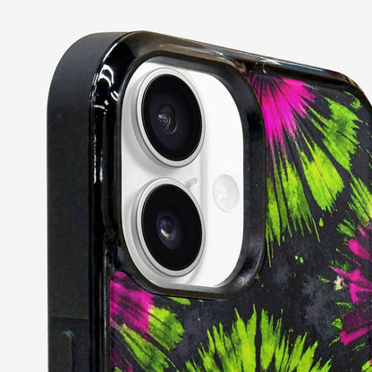 iPhone 16 Plus Case — Acid Wash Tie Dye Neon Custom, Custom Made Phone Cover