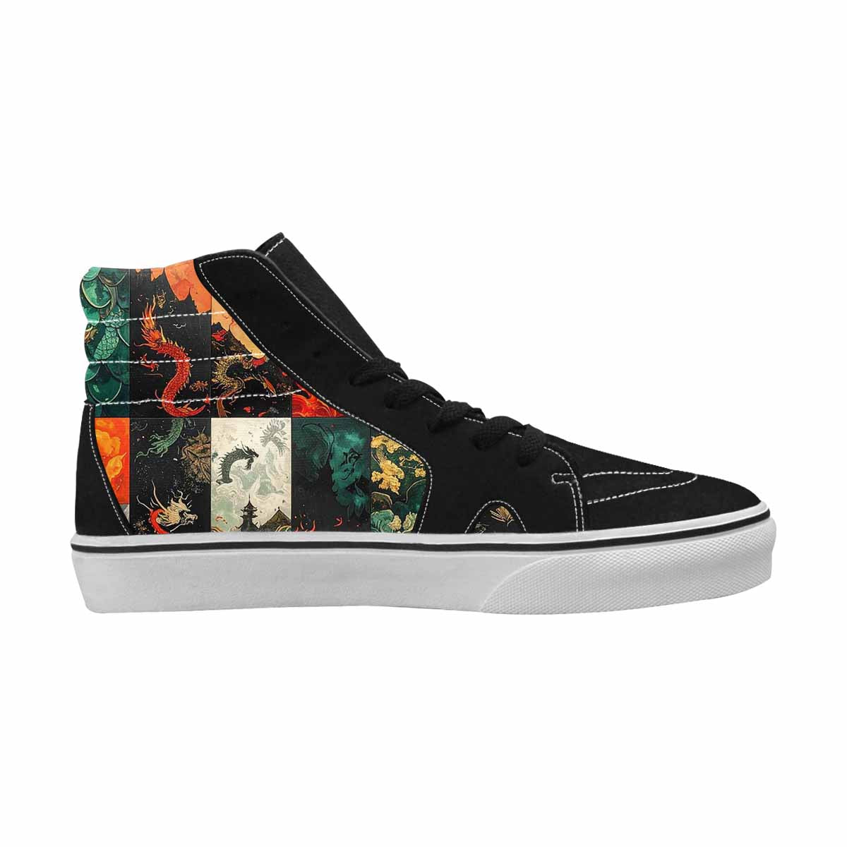 WOMEN'S Dragon Scale Fantasy High Top Canvas Aesthetic Sneakers
