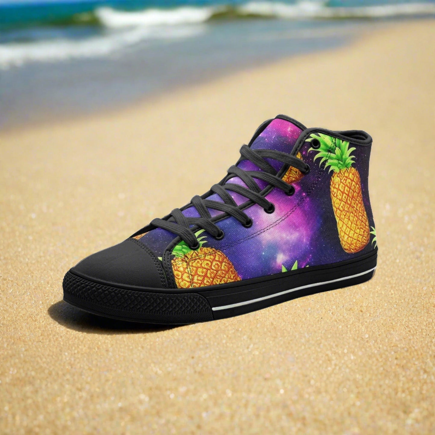 Peacock Silver Blue Wearable Bold Art - Freaky Shoes | Custom Art Sneakers