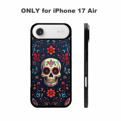 iPhone 17 Air Case — Day Dead Sugar Skull Art Gothic, Custom Printed Phone Case