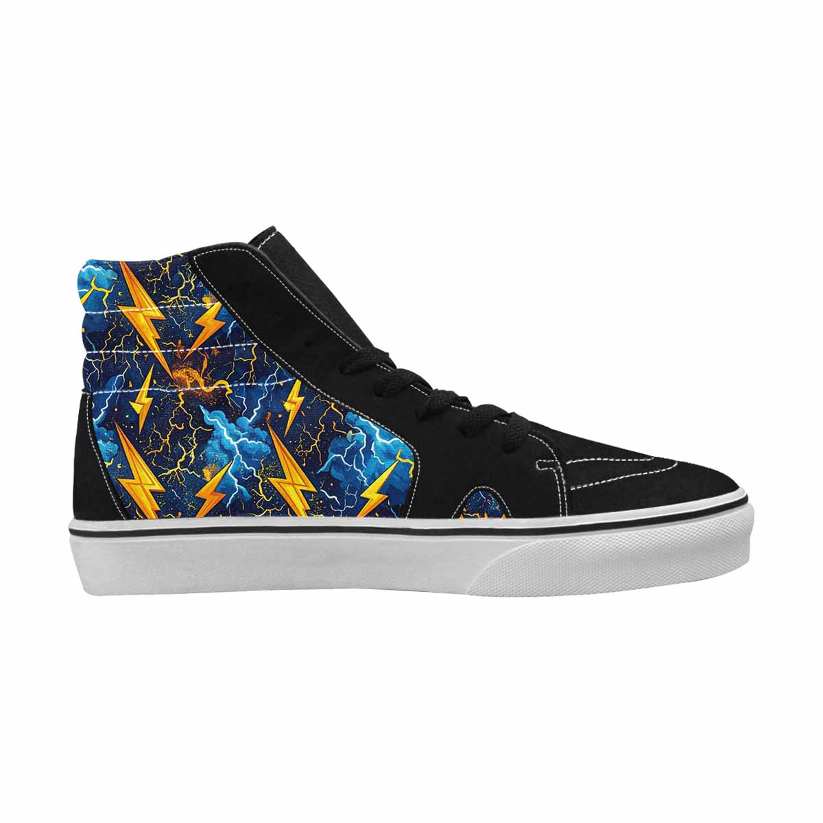 WOMEN'S Lightning Bolt High Top Canvas Aesthetic Shoes