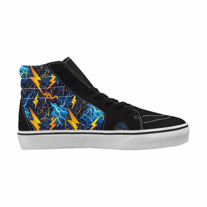 WOMEN'S Lightning Bolt High Top Canvas Aesthetic Shoes