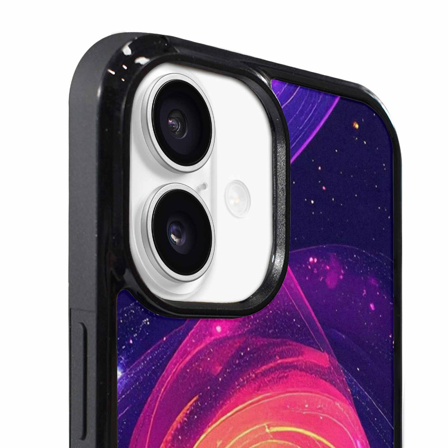 iPhone 17 Case — Rose Galaxy Art Seamless Galaxy Space, Custom Printed Phone Case