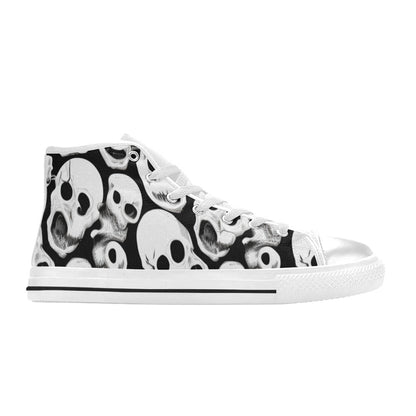 WOMEN'S Cc Skulls One Color High Top Canvas Vivid Sneakers
