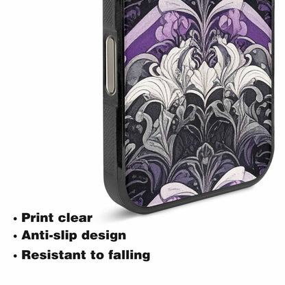 iPhone 16 Pro Max Case — Asexual Flag Color Theme Small Rainbow, Custom Made Phone Cover