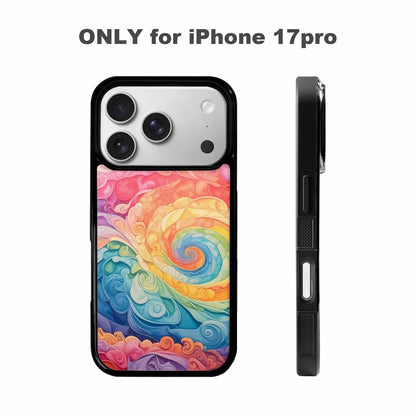 iPhone 17 Pro Case — Tie Dye Swirls Tie Dye Tie, Custom Print Case Cover