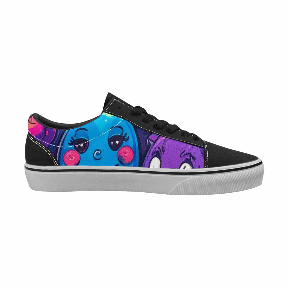 WOMEN'S Funny Looking Cartoon Canvas Lace-Up Dreamcore Shoes