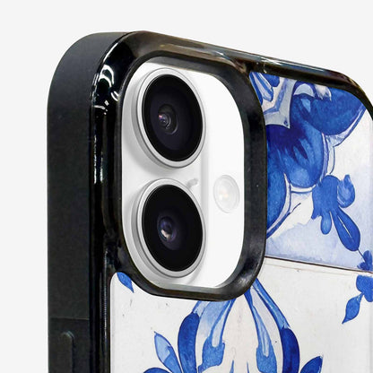 iPhone 16 Case — Mexican Talavera Tile Pattern Floral Geometric, Unique Phone Case Design