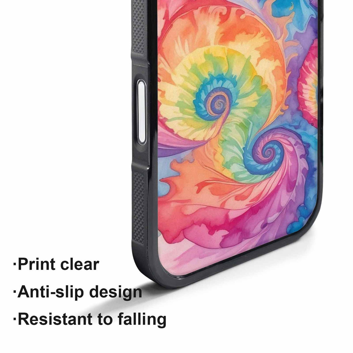 iPhone 17 Pro Case — Tie Dye Swirls Tie Dye Tie, Custom Made Phone Cover