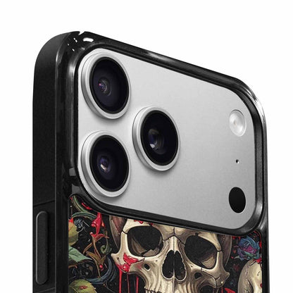 iPhone 17 Pro Max Case — Skulls And Rosesmelting Skulls A Gothic, Unique Phone Case Design