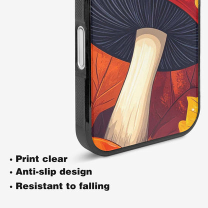iPhone 16 Plus Case — Bold Autumn Mushroom Bold Autumn Mushroom, Custom Printed Phone Case