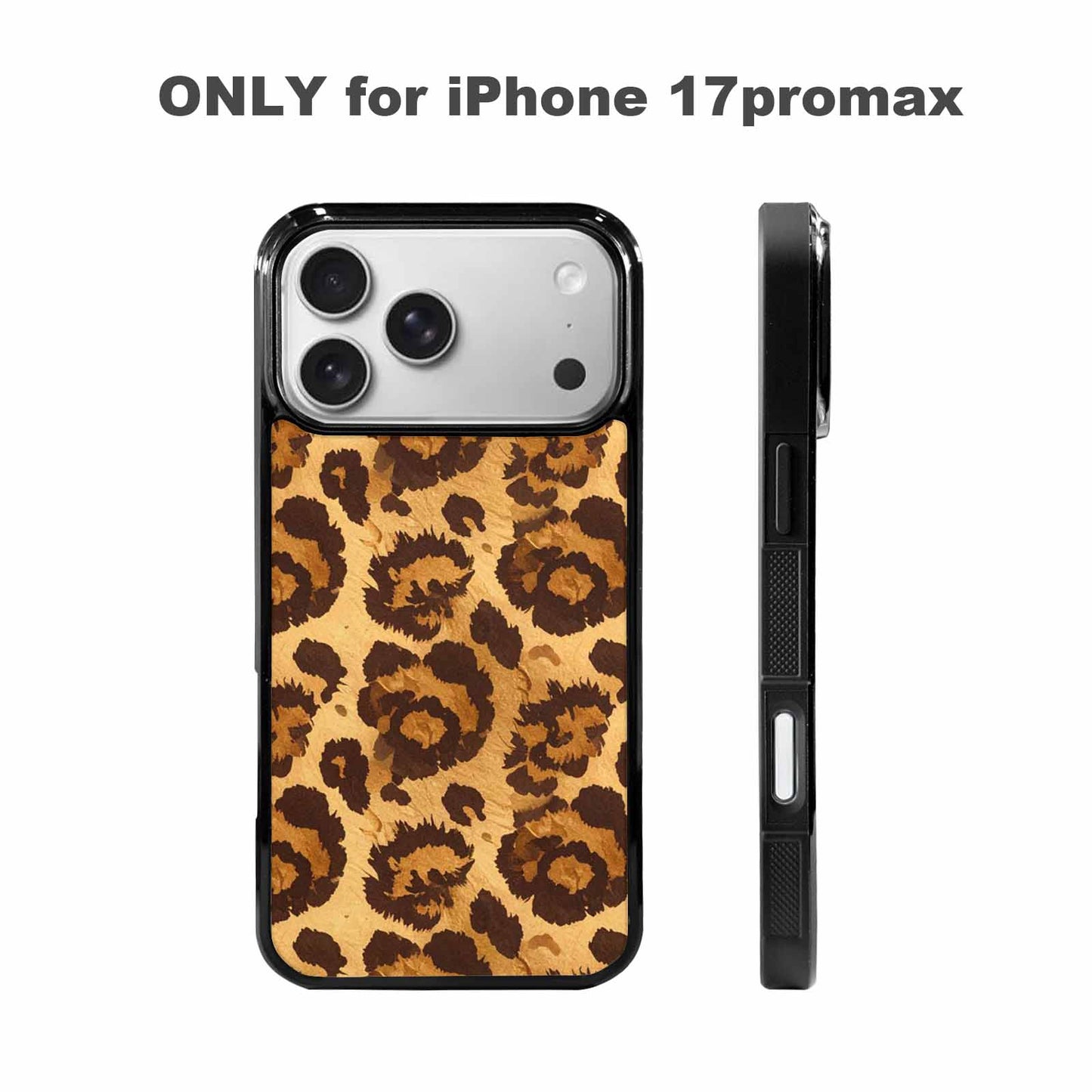 iPhone 17 Pro Max Case — Classic Leopard Print, Warm Animal Print, Custom Made Phone Cover