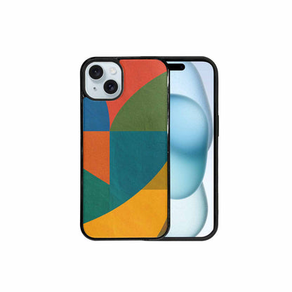 iPhone 15 Plus Case — 1990s Memphis Art Pattern, Custom Phone Case