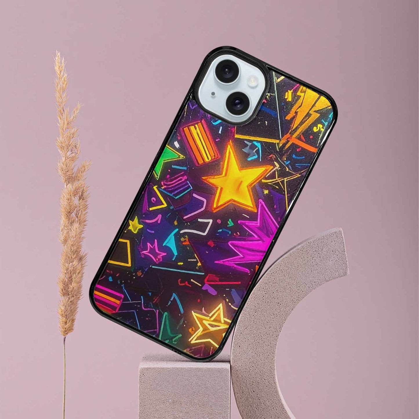 iPhone 15 Plus Case — 80s Retro Motif 80s Retro Motifs, Personalized Phone Case
