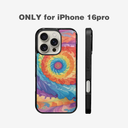 iPhone 16 Pro Case — Tie Dye Swirls Tie Dye Swirls, Personalized Phone Case