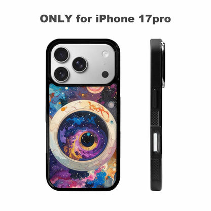 iPhone 17 Pro Case — Seamless Tileable Pattern Of Overlapping Galaxy, Personalized Phone Case