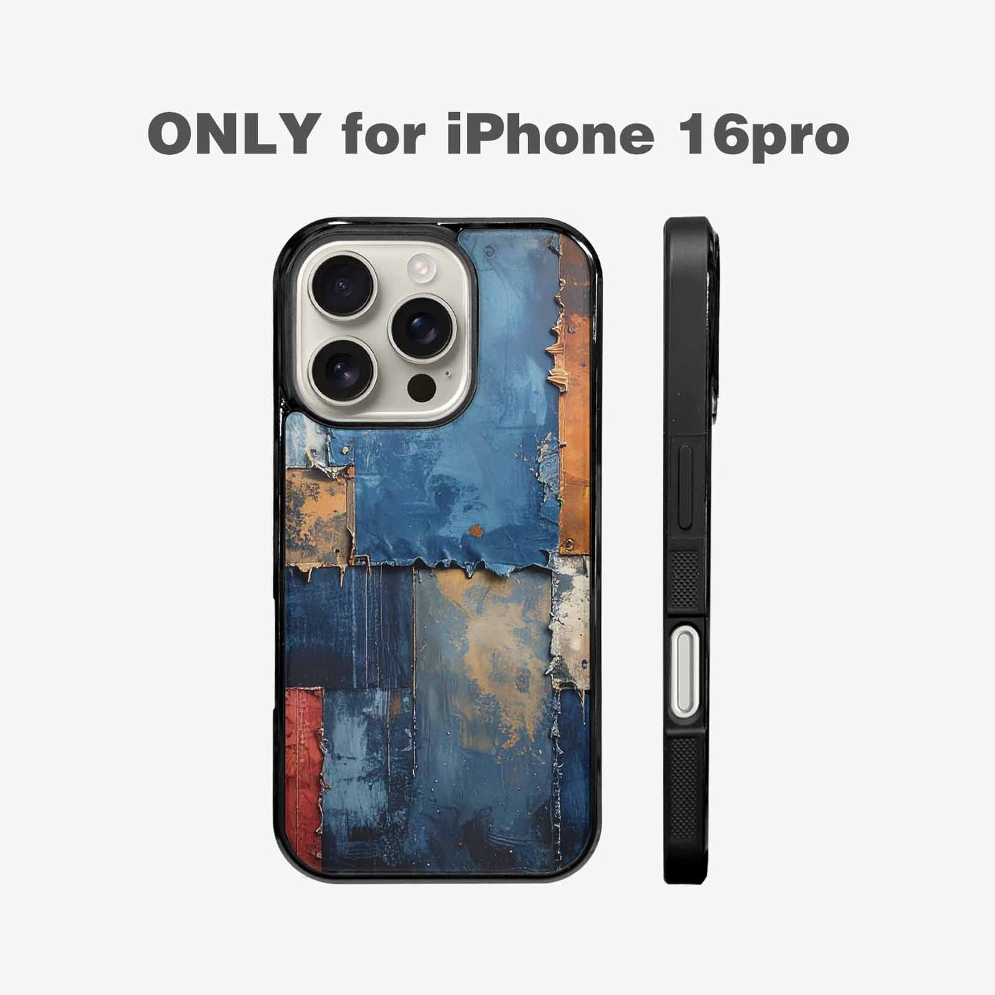 iPhone 16 Pro Case — Curve The Ripping Demin Tectures For, Personalized Phone Case