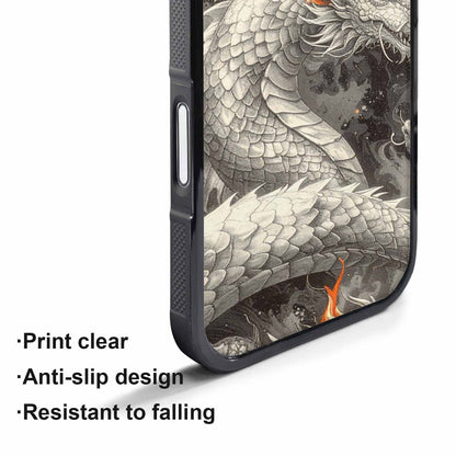 iPhone 17 Air Case — Retro Dragons Flame Retro Vintage, Custom Art Phone Cover