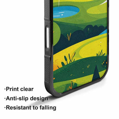 iPhone 17 Case — Golf Cartoon Art Pattern Cartoon Cute, Custom Printed Phone Case