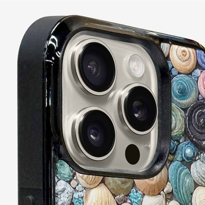 iPhone 16 Pro Max Case — Seashell Collage Seashell Collage Pattern Hundreds, Unique Phone Case Design