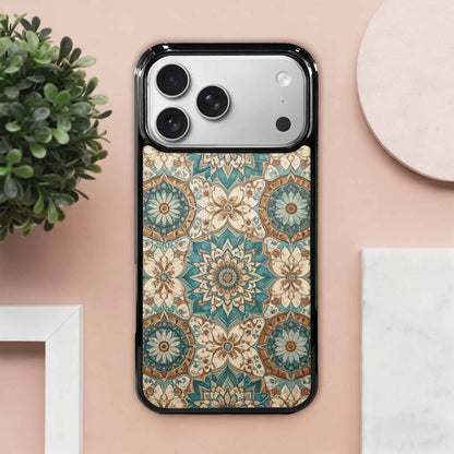 iPhone 17 Pro Max Case — Small Mandala Pattern, Randomly Floral, Custom Print Case Cover