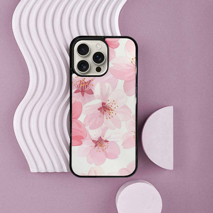 iPhone 16 Pro Max Case — Japanese Cherry Blossom, Custom Print Case Cover