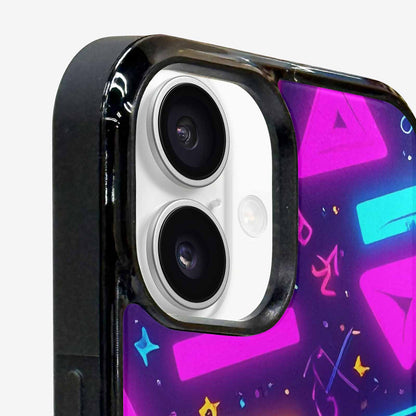 iPhone 16 Plus Case — 80s Retro Motif 80s Retro Motifs, Custom Phone Case