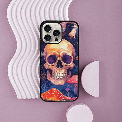 iPhone 16 Pro Max Case — Mushroom Skulls Custom, Custom Phone Case
