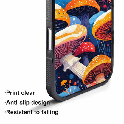 iPhone 17 Pro Case — Vivid Winter Mushroom Seamless Cartoon Cute, Custom Phone Case