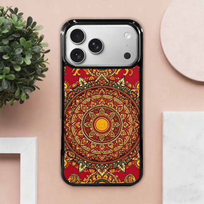 iPhone 17 Pro Max Case — Mandala Lions Original Art, Custom Print Case Cover