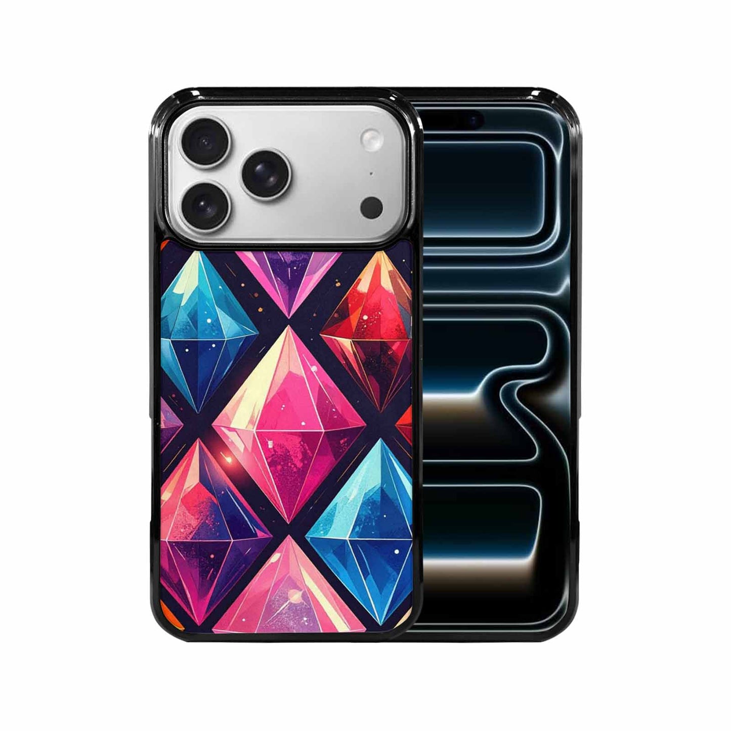 iPhone 17 Pro Max Case — Vintage Summer Diamond Retro Vintage, Unique Phone Case Design