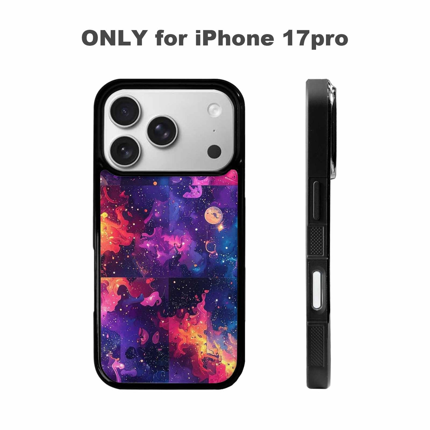 iPhone 17 Pro Case — Cosmic Creature And Object Mashup Galaxy, Unique Phone Case Design