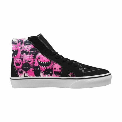 MEN'S Monsters (general) High Top Canvas Cottagecore Sneakers