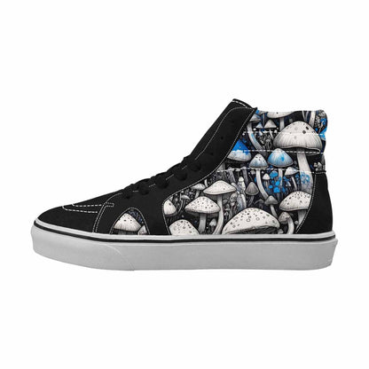 MEN'S Mushrooms (general) High Top Canvas Surreal Custom Shoes