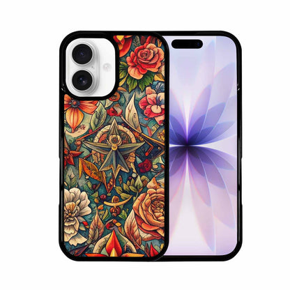iPhone 17 Case — Small Old School Tattoo Original Art, Personalized Phone Case