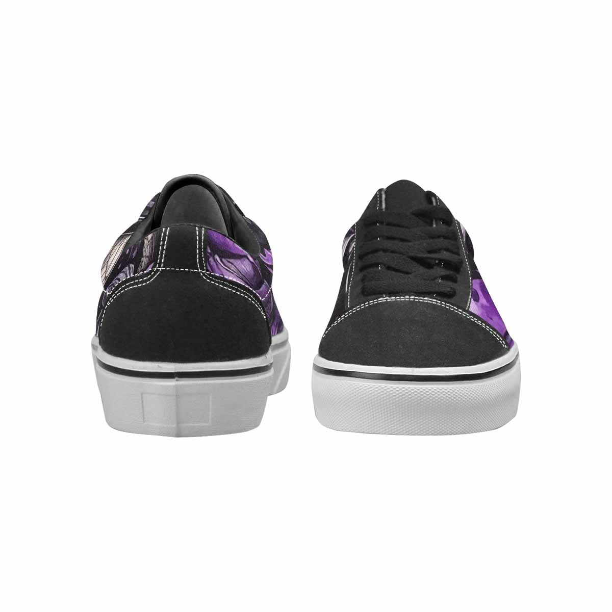 WOMEN'S Ice Cream Motif Lace-Up Canvas Vivid Custom Sneakers