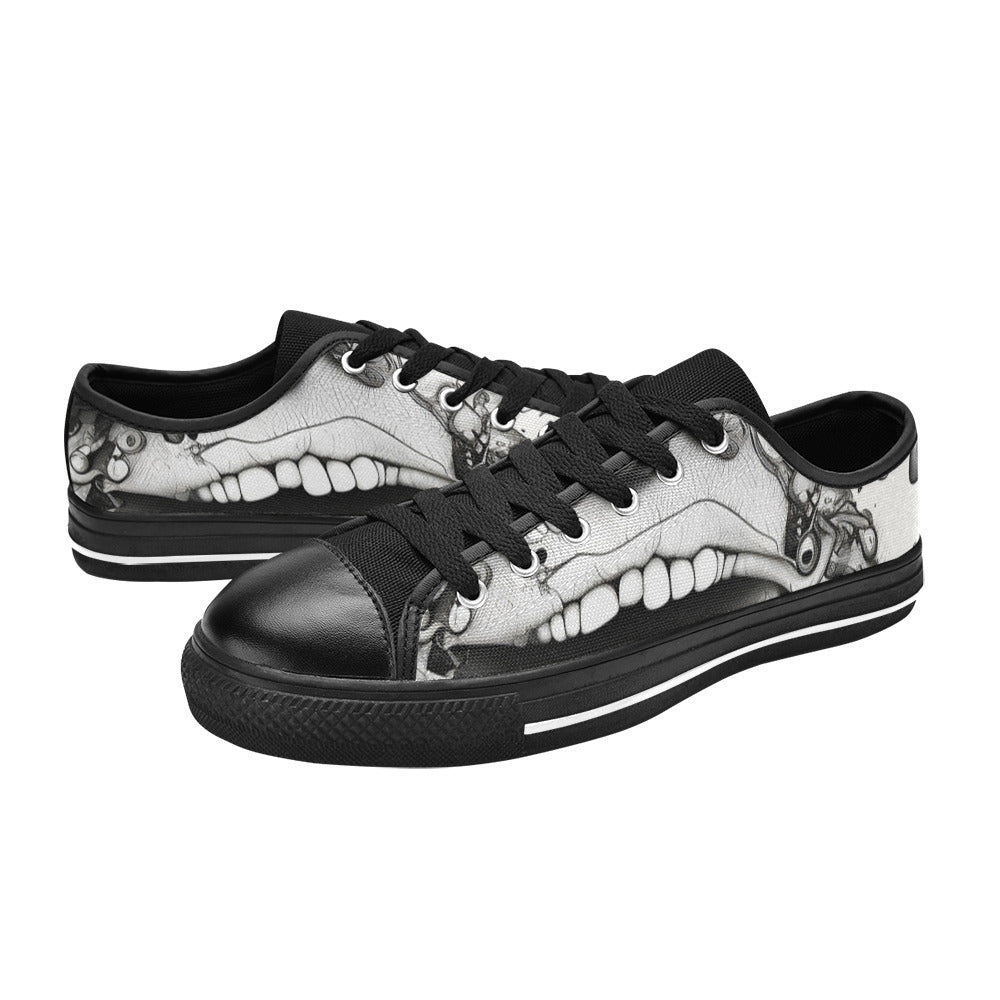 WOMEN'S Freestyle Horror Canvas Grunge Custom Sneakers
